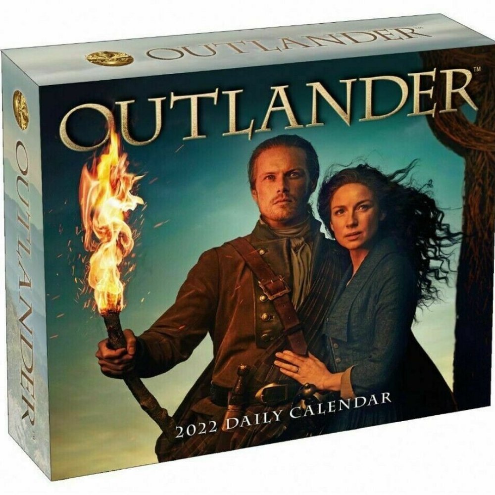OUTLANDER 2022 Daily Calendar Boxed NEW Caitriona Balfe Sam Heughan